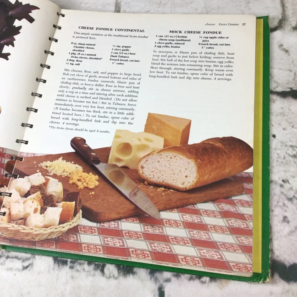 Betty Crocker's‎ Dinner In A Dish Cookbook Vintage Spiral Cookbook